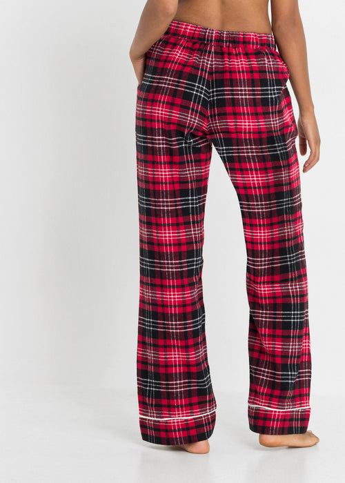 Tkane hlače pidžame od flanela