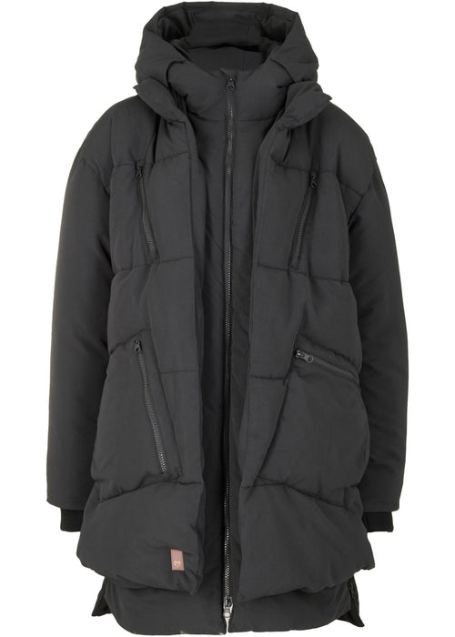 Oversize zimska jakna s kapuljačom od recikliranog poliestera