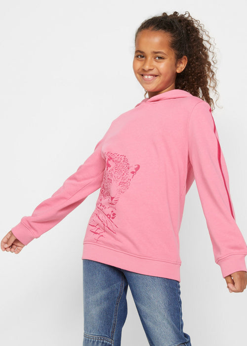 Ležerno sportska majica s kapuljačom za djevojčice