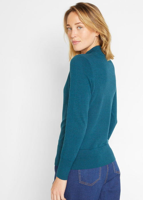 Klasičan pulover s visokim ovratnikom s recikliranim pamukom