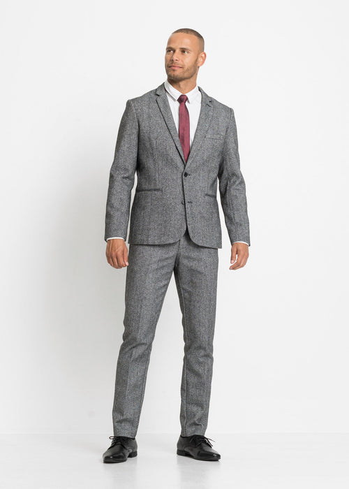 4-dijelno odijelo: sako, hlače, košulja i kravata uskog kroja