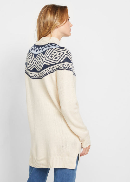 Norveški pulover s prorezima sa strane