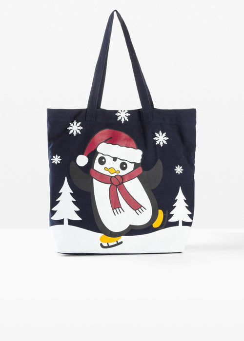 Shopper torba od tkanine s božićnim motivom