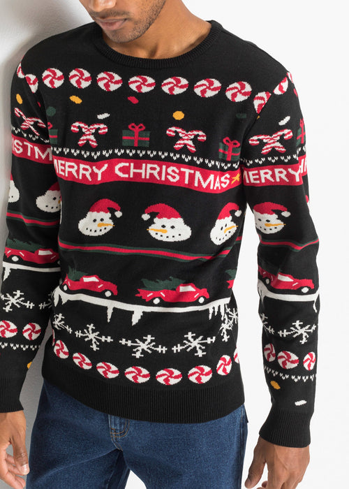 Muški pulover s božićnim motivom