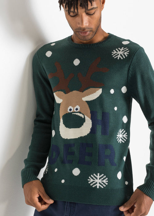 Muški pulover s božićnim motivom