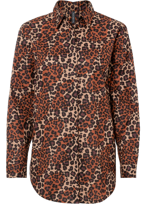 Duga košulja s leopard uzorkom