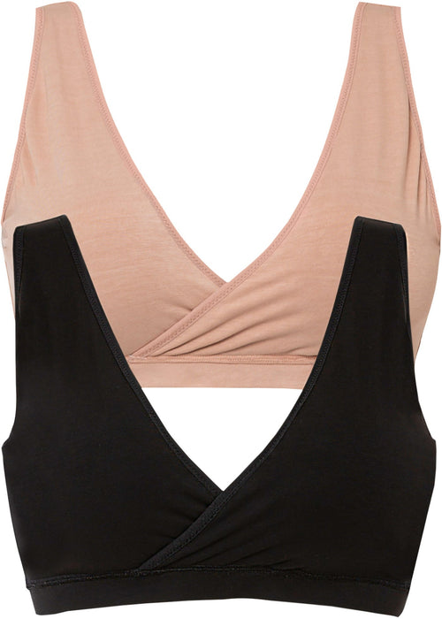 Obostran bralette top s organskim pamukom (2 komada)