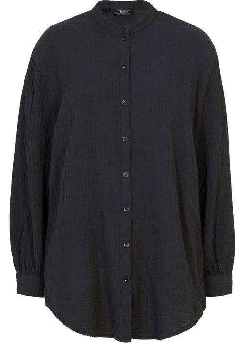 Oversize bluza od muslina s prorezima sa strane