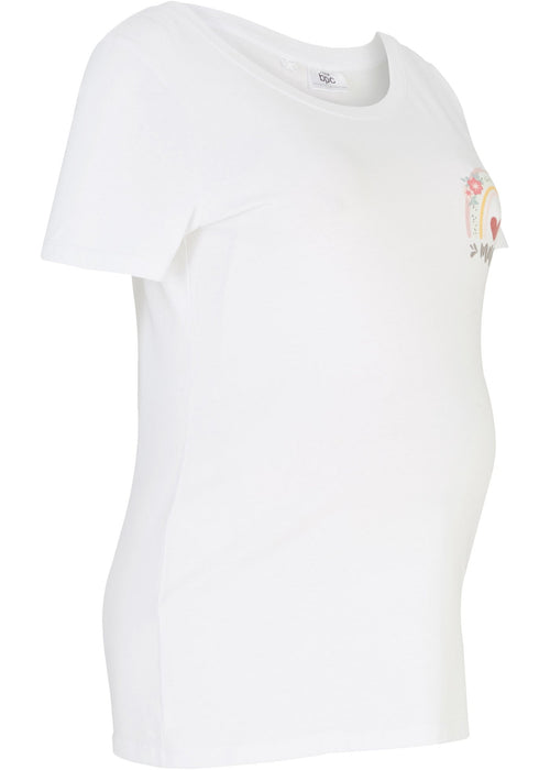 Majica za trudnice s uzorkom od organskog pamuka