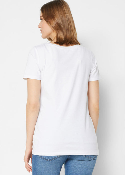 Majica za trudnice s uzorkom od organskog pamuka