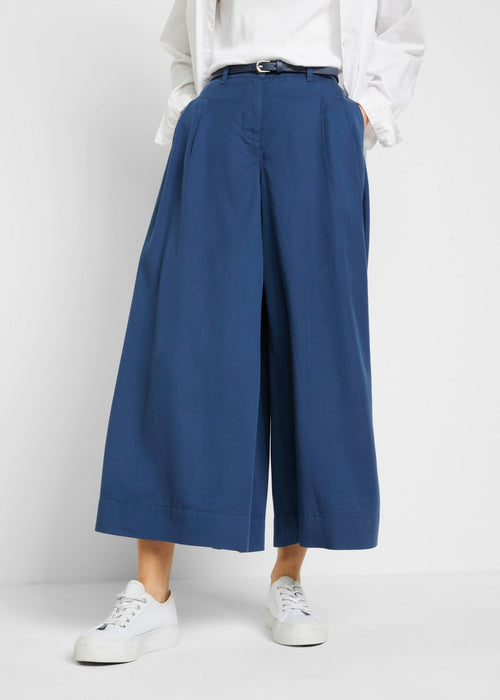 Široke culotte hlače od TENCEL™ lyocella 7/8 dužine