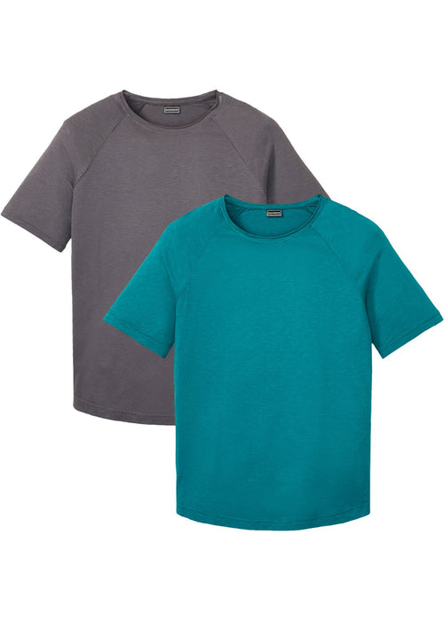 T-shirt majica od strukturirane pređe (2 komada)