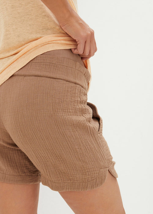 Kratke hlače od muslina za trudnice
