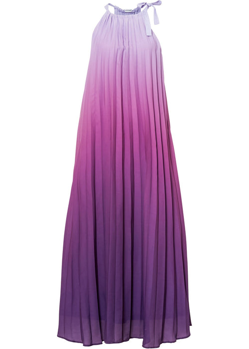 Plisirana haljina prelijevajućih boja