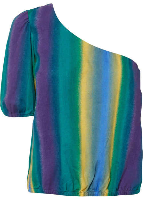 Bluza s carmen izrezom od održivog platna