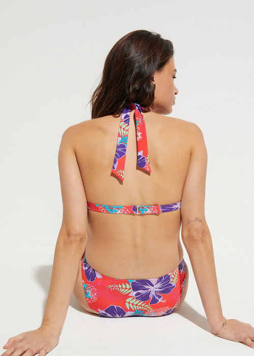 Dvodijelni bikini kupaći kostim s naramenicom oko vrata