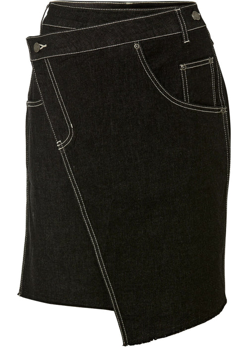 Asimetričan stretch suknja od trapera