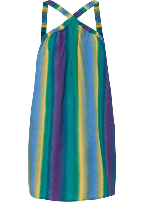 Platnena haljina prelijevajućih boja