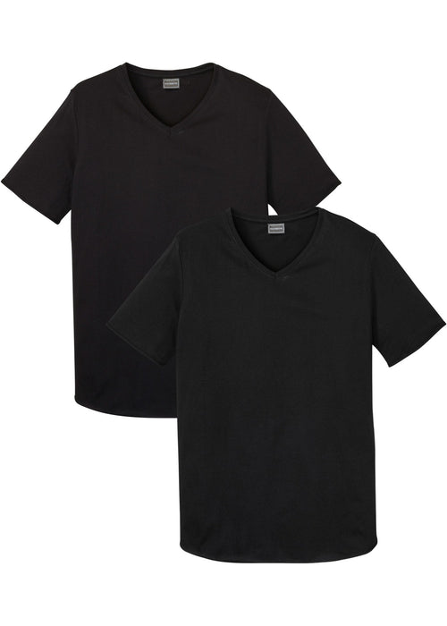 T-shirt majica s V izrezom od organskog pamuka Cradle to Cradle Certified® srebro (2 komada)