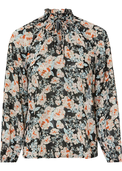 Bluza od šifona s cvjetnim uzorkom