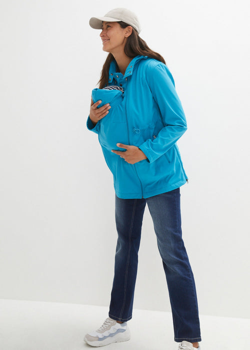 Softshell jakna s podesivom širinom za trudnice i za nošenje bebe