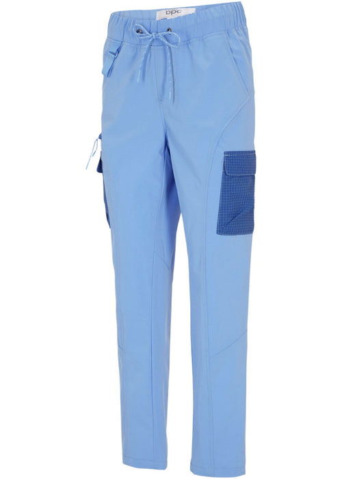 Vodootporne funkcionalne hlače s udobnim strukom dužine do iznad gležnja