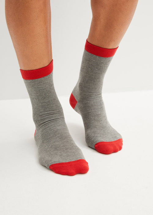 Božićne čarape s natpisom na potplatu i organskim pamukom (4 para)