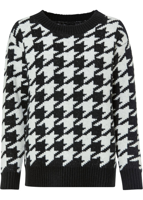 Pleteni pulover s okruglim izrezom