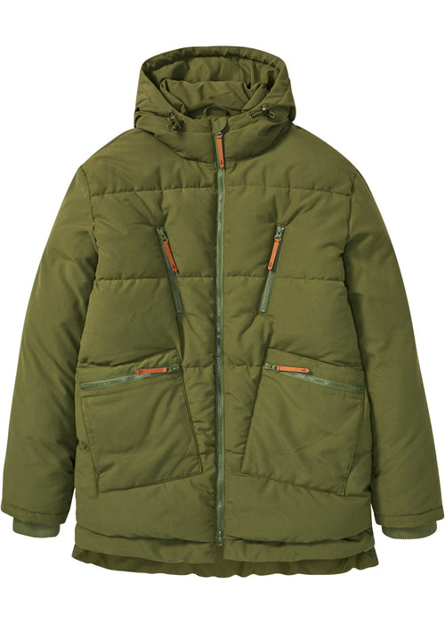 Oversize zimska jakna s kapuljačom od recikliranog poliestera