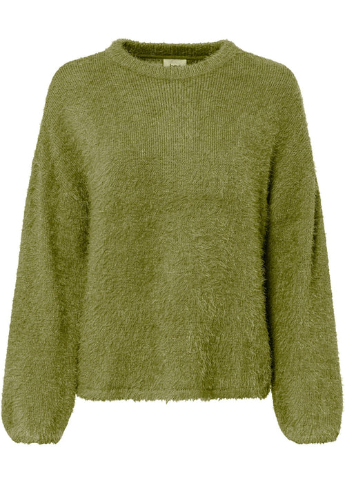Široki plišani pulover