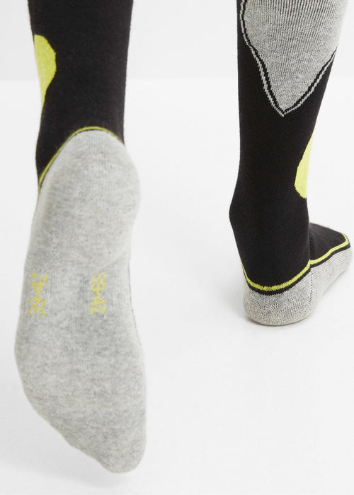 Zimske skijaške čarape s unutrašnjom od frotira i organskim pamukom (2 para)