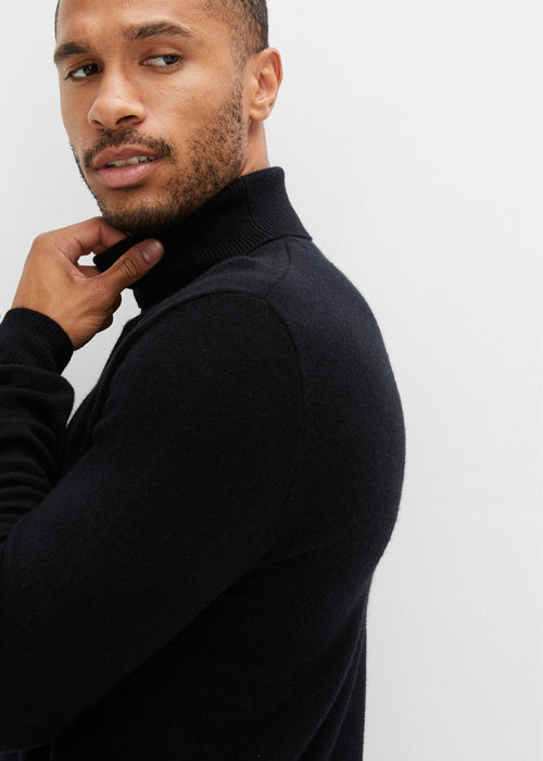 Vuneni pulover s udjelom kašmira prema Good Cashmere Standard®-u s dolčevita ovratnikom iz kolekcije Premium