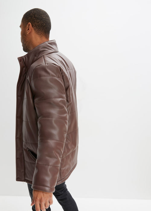 Prošivena jakna u izgledu kože