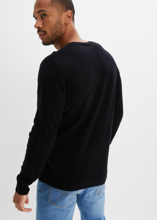 Vuneni pulover s udjelom kašmira prema Good Cashmere Standard®-u s okruglim izrezom iz kolekcije Premium