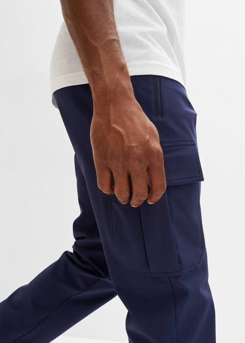 Klasične funkcionalne hlače s udobnim strukom od stretcha rastezljivim u 4 strane