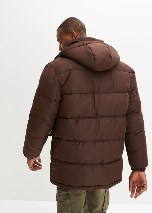 Prošivena jakna s odvojivom kapuljačom od recikliranog poliestera