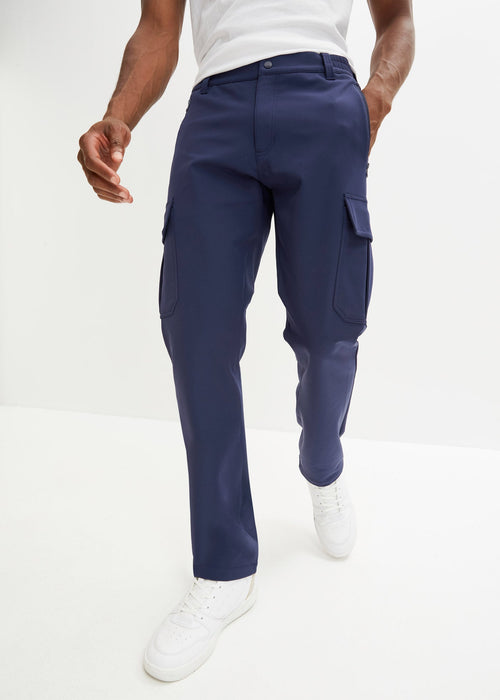 Klasične funkcionalne hlače s udobnim strukom od stretcha rastezljivim u 4 strane