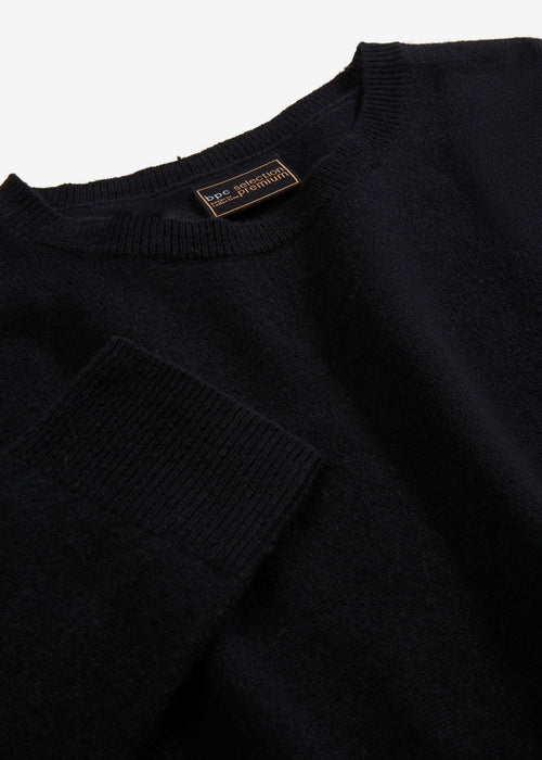 Vuneni pulover s udjelom kašmira prema Good Cashmere Standard®-u s okruglim izrezom iz kolekcije Premium