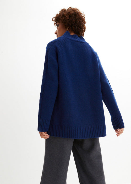 Oversize vuneni pulover s udjelom kašmira prema Good Cashmere Standard®-u