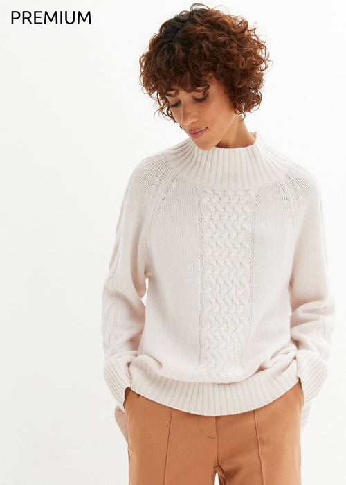 Oversize vuneni pulover s udjelom kašmira prema Good Cashmere Standard®-u