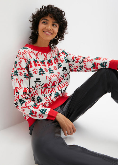 Božićni pleteni pulover
