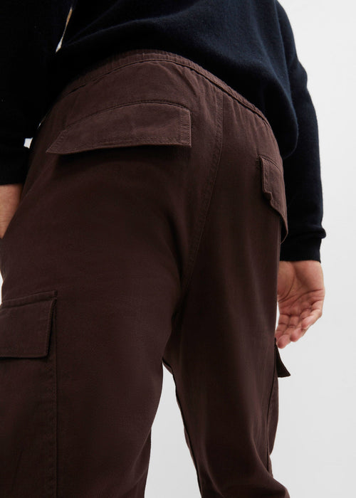 Udobne zimske hlače s cargo džepovima ravnog kroja