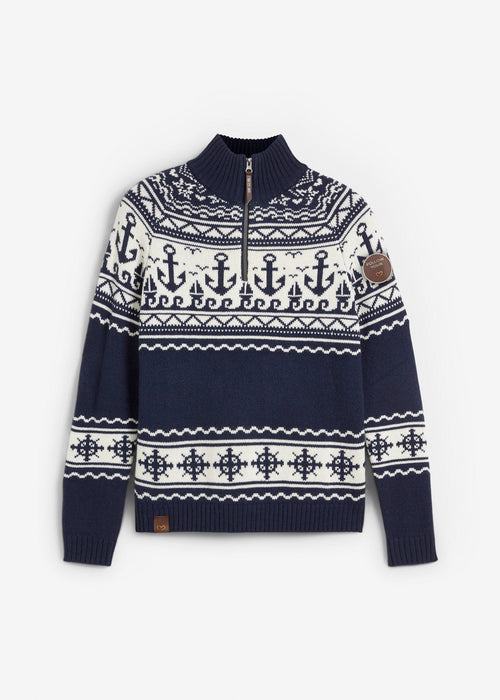 Norveški pulover s mornarskim motivom