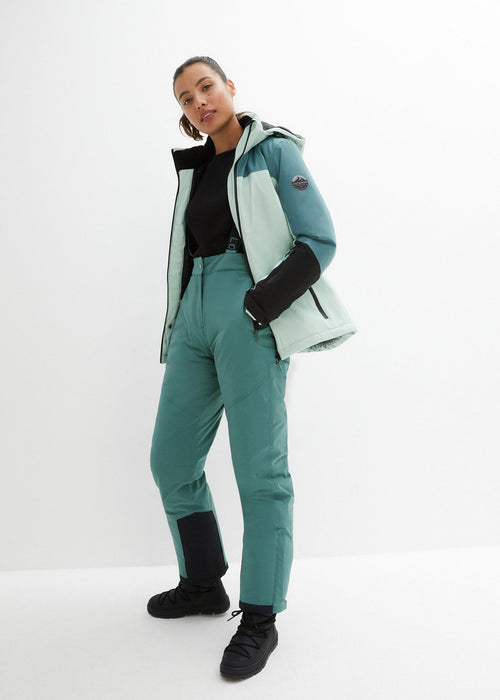 Skijaška funkcionalna jakna s prorezima za ventilaciju od vodonepropusnog materijala