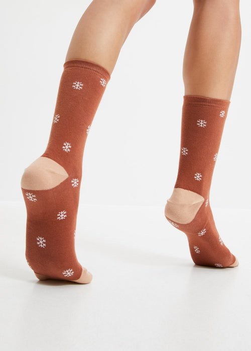 Božićne čarape s organskim pamukom (5 pari)