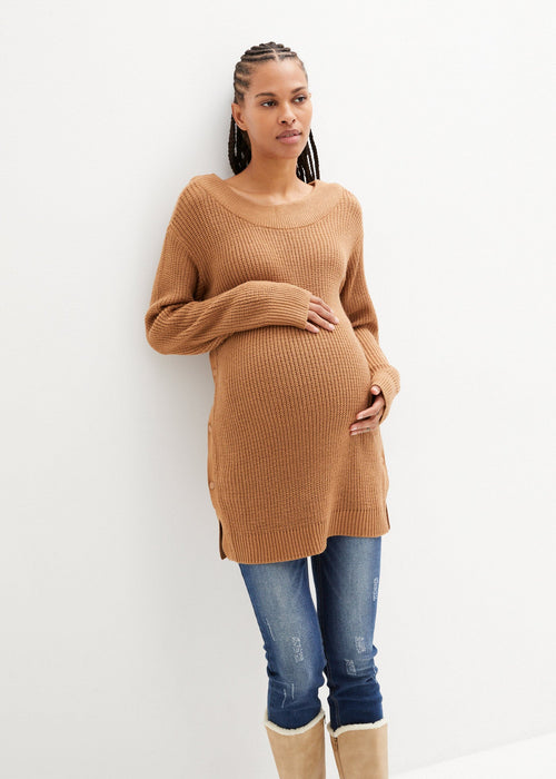 Pleteni pulover za trudnice i dojilje