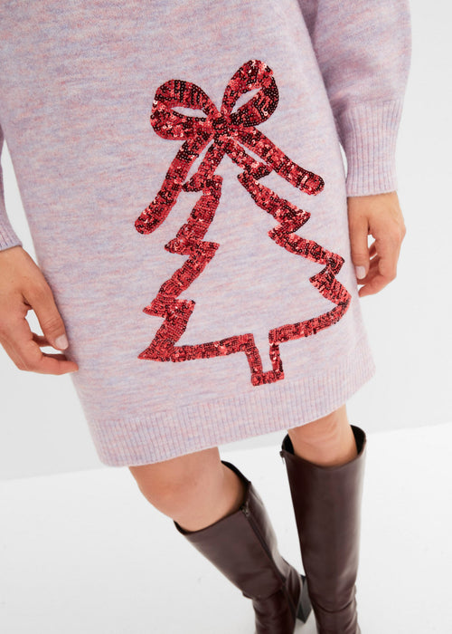 Božićna pletena haljina