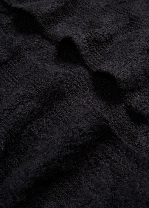 Pleteni kaput s udjelom vune