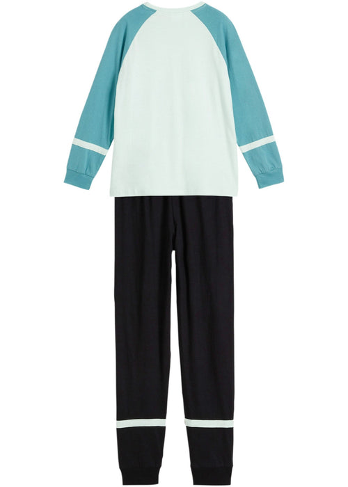 Pidžama s raglan rukavima za djevojčice (2 komada)