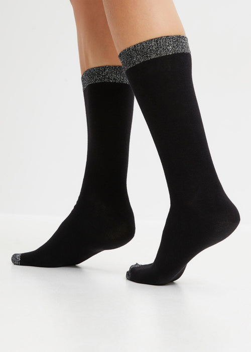 Čarape sa sjajnim vlaknima (5 pari)